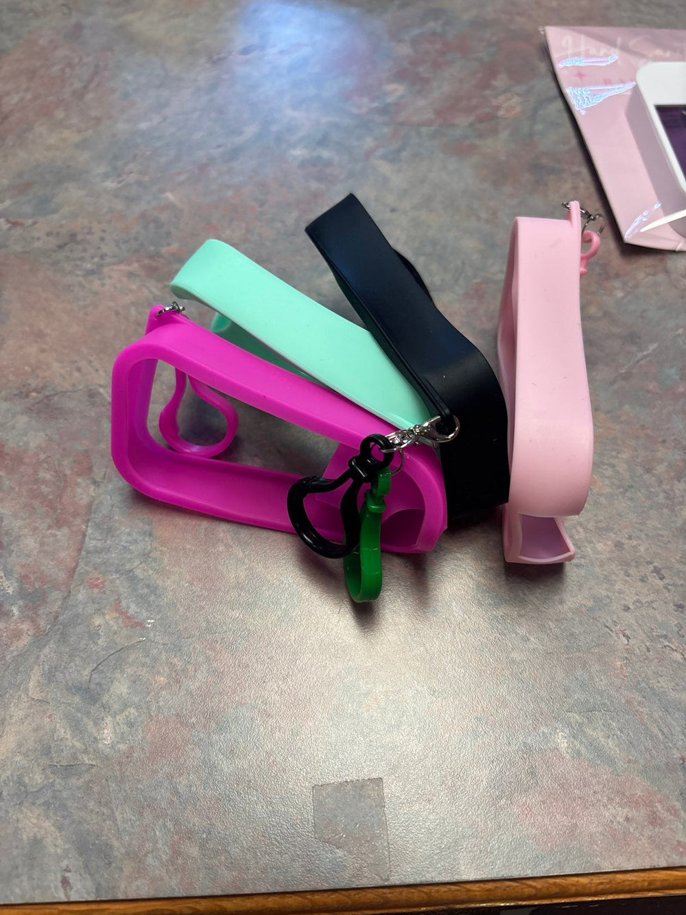 Hand Sanitizer Holder Keychain - Simply Polished Boutique