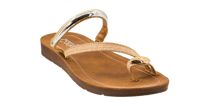 Hit The Strip Raffia Sandal by Corkys - Simply Polished Boutique