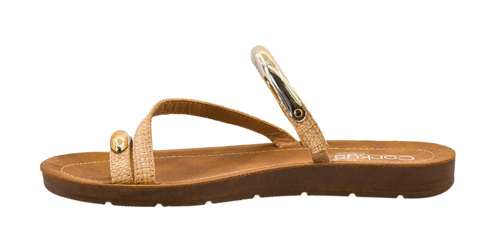 Hit The Strip Raffia Sandal by Corkys - Simply Polished Boutique