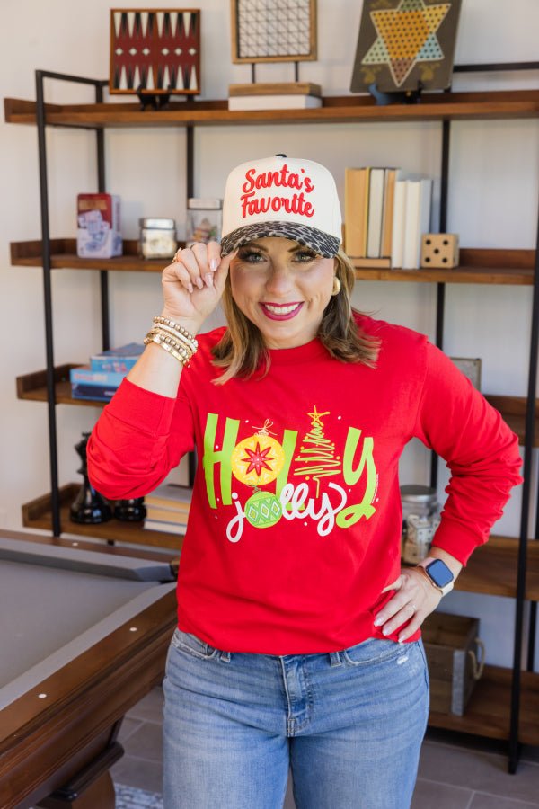Holly Jolly Long Sleeve - Simply Polished Boutique