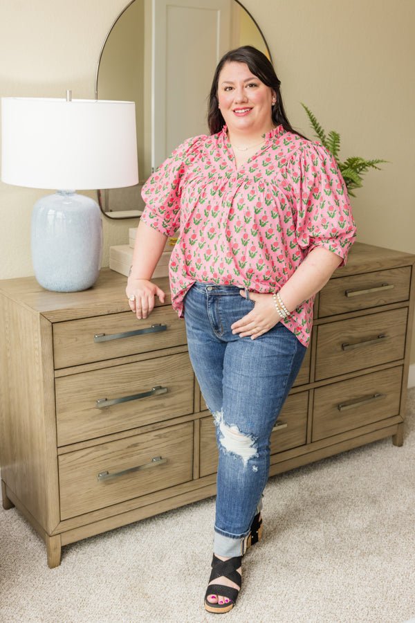 JB Mid - Rise Distroyed Boyfriend Jeans - Simply Polished Boutique