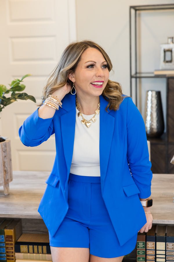 Jewel Luxe 3/4 Blazer - Simply Polished Boutique