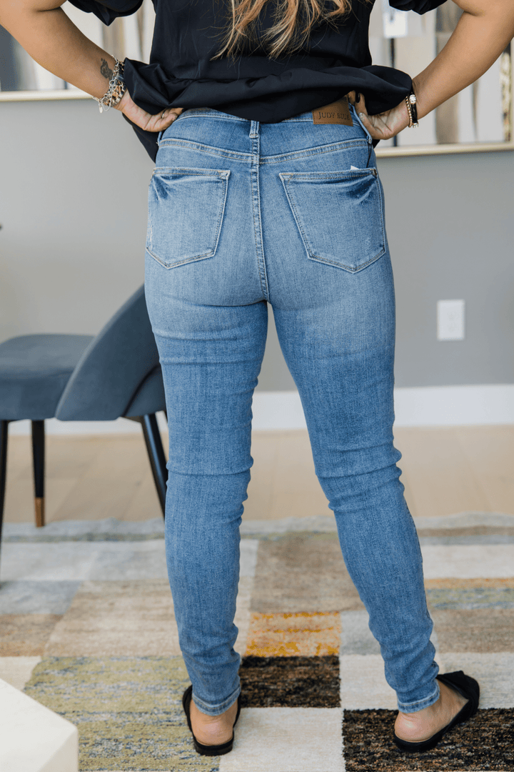 Judy Blue HW TC Skinny Jeans - Simply Polished Boutique