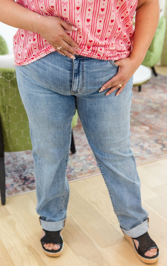 Judy Blue MR Boyfriend Jeans - Simply Polished Boutique