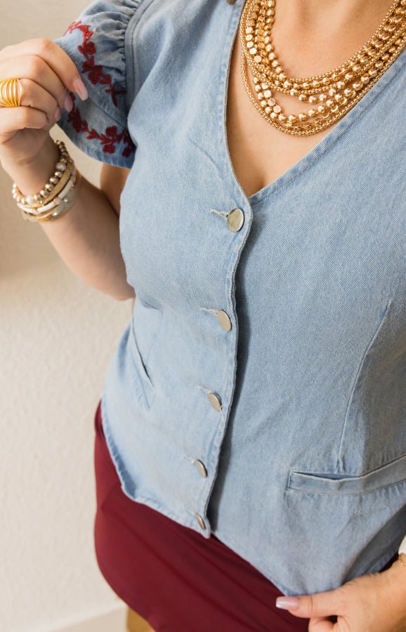 Karly Top - Maroon - Simply Polished Boutique