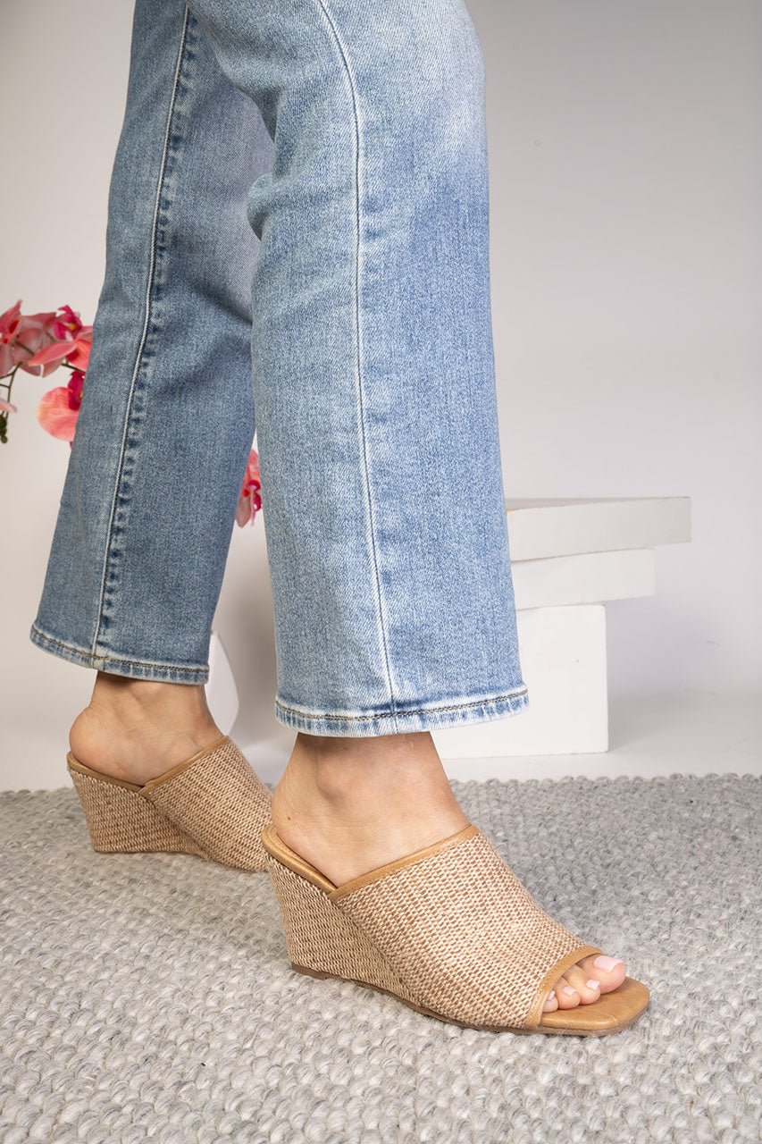Kiss Me Raffia Wedges by Corkys - Simply Polished Boutique
