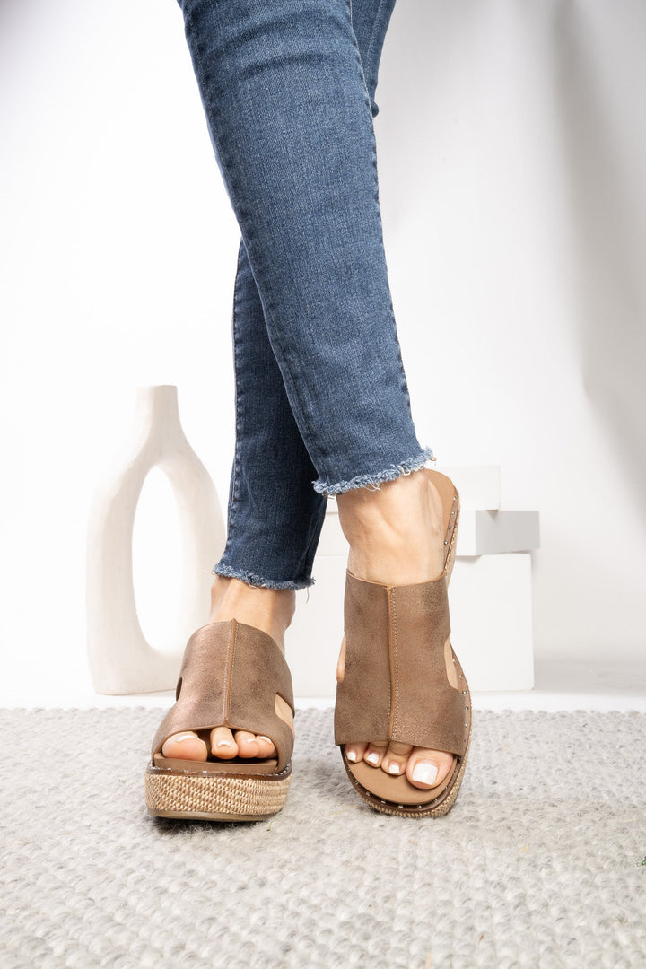 Kiss N Tell Wedge by Corkys - Simply Polished Boutique