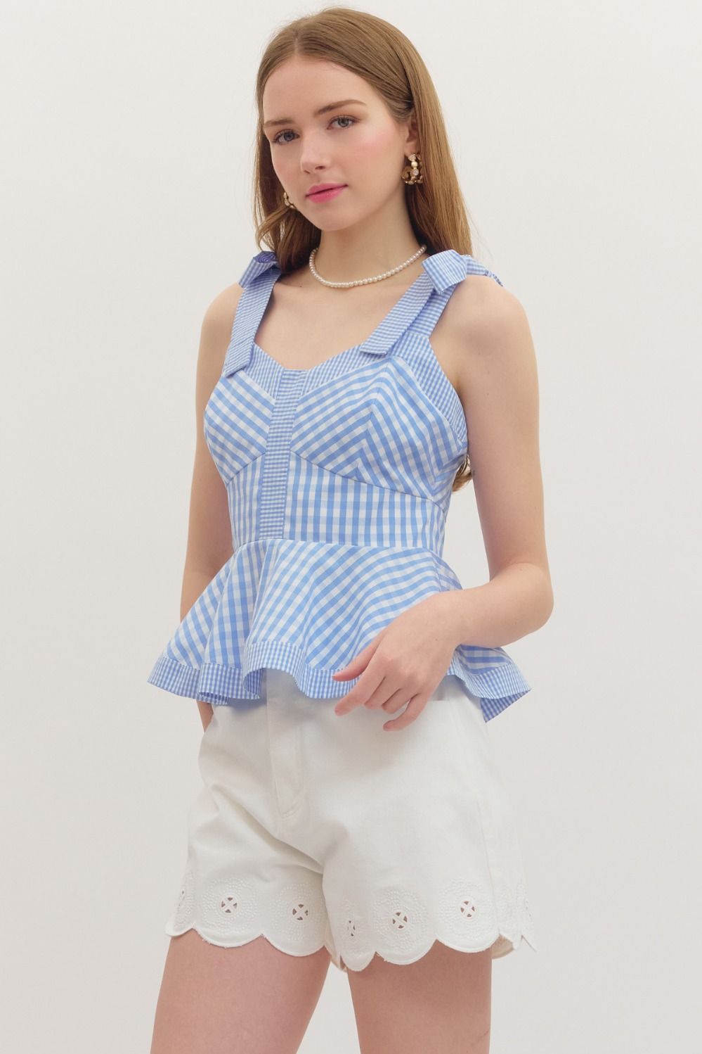 Liberty Belle Gingham Top - Simply Polished Boutique