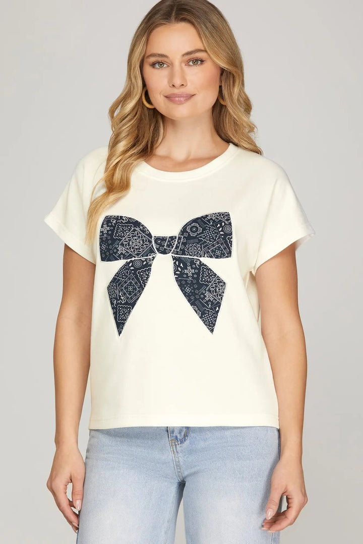 Liberty Bow Tee - Simply Polished Boutique