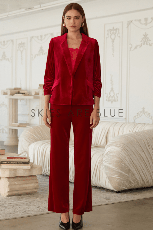 Luxe Affair Velvet Blazer - Simply Polished Boutique
