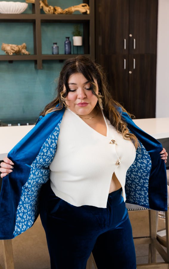 Luxe Affair Velvet Blazer - Simply Polished Boutique