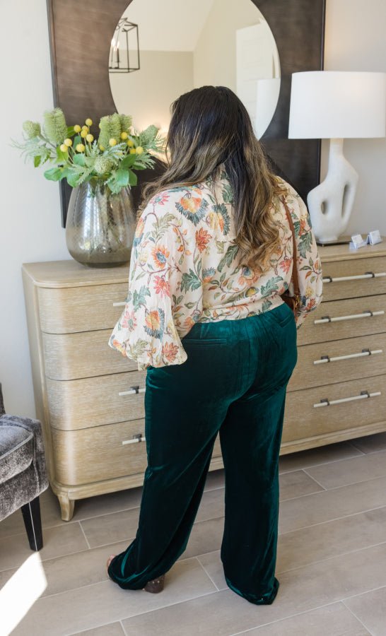 Luxe Affair Velvet Pants - Simply Polished Boutique