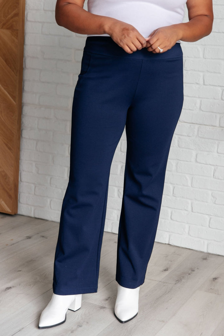 Magic Straight Pants in Navy - Simply Polished Boutique