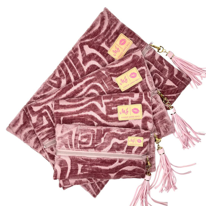 Makeup Junkie Bags - Amaze Mauve (RTS) - Simply Polished Boutique