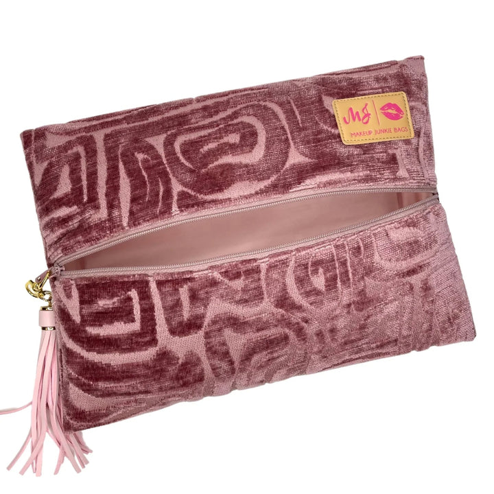 Makeup Junkie Bags - Amaze Mauve (RTS) - Simply Polished Boutique
