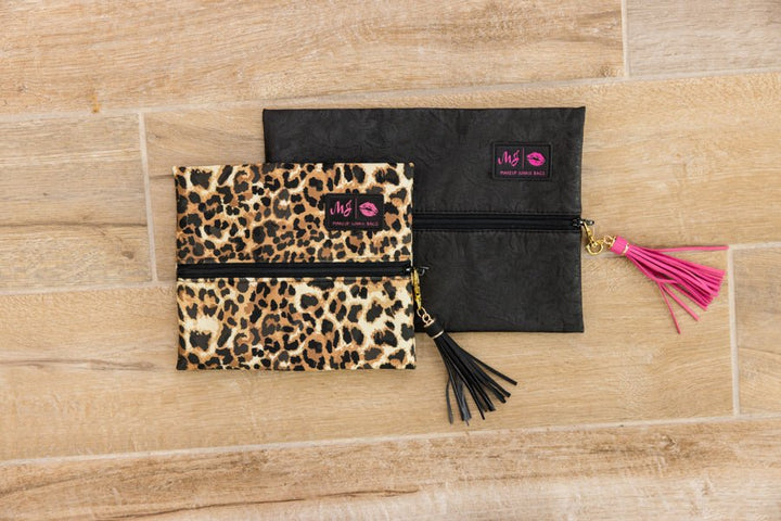 Makeup Junkie Bags - Lady Leopard (RTS) - Simply Polished Boutique