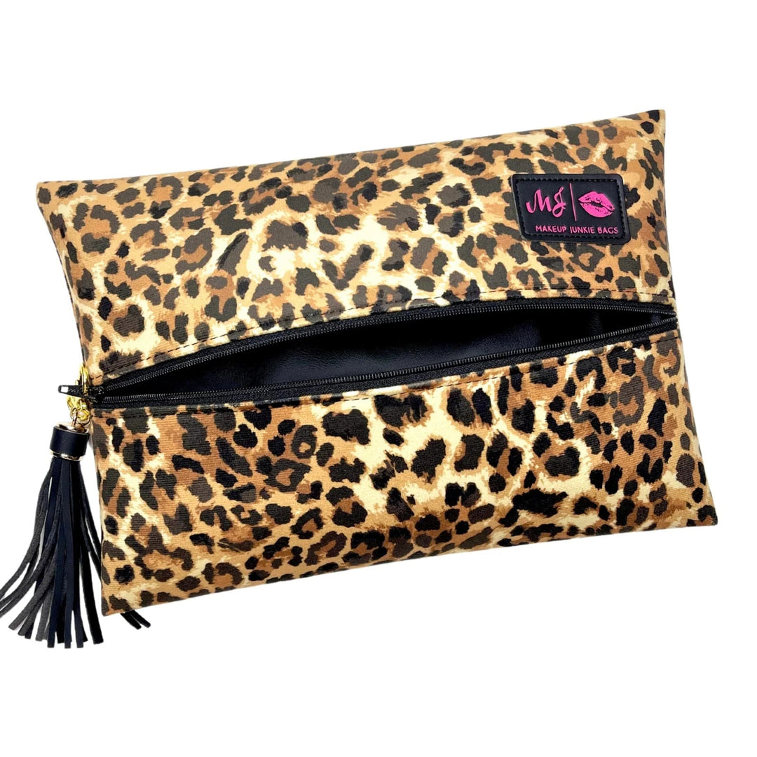 Makeup Junkie Bags - Lady Leopard (RTS) - Simply Polished Boutique