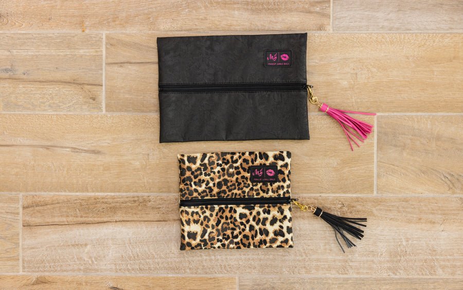 Makeup Junkie Bags - Lady Leopard (RTS) - Simply Polished Boutique