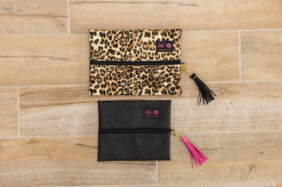 Makeup Junkie Bags - Lady Leopard (RTS) - Simply Polished Boutique