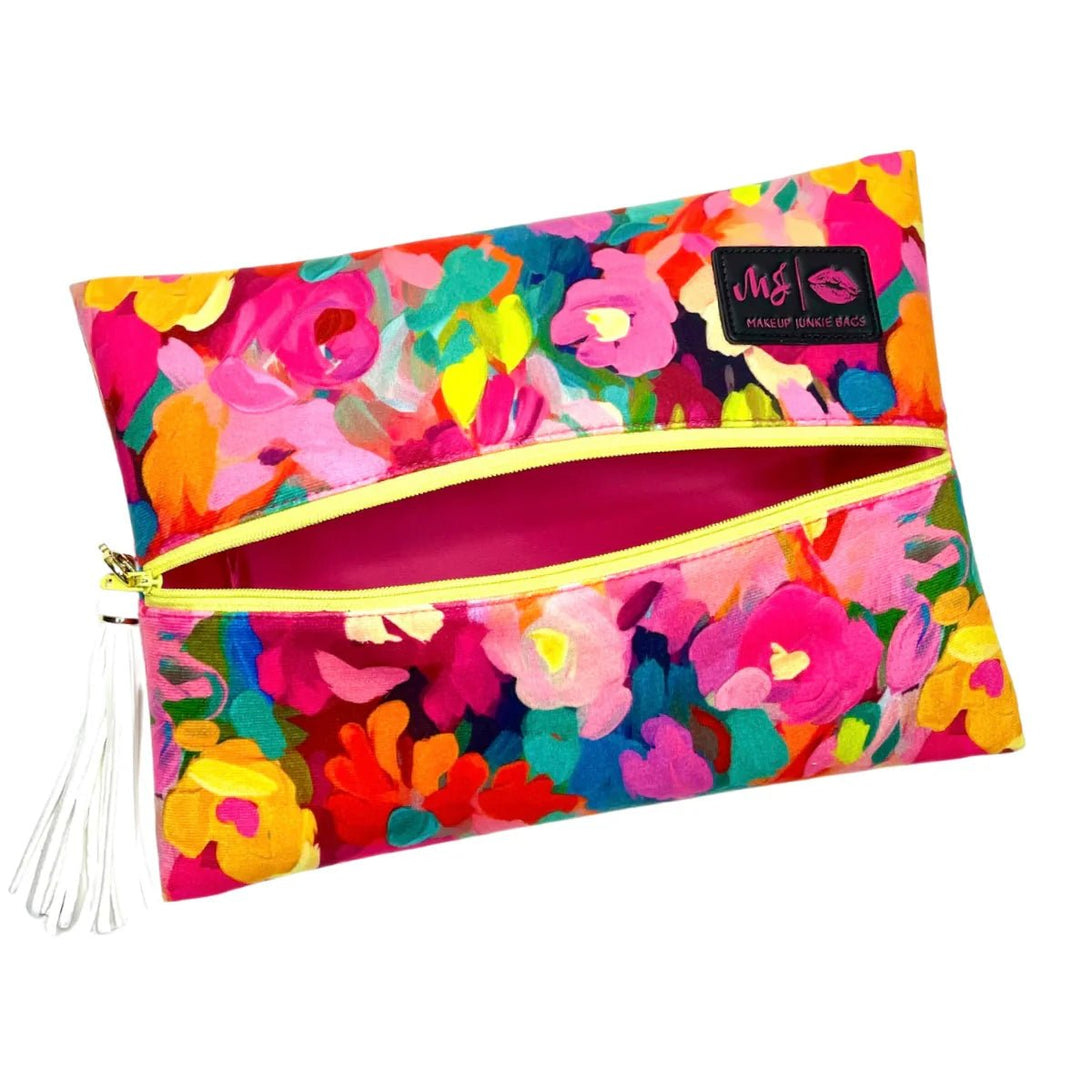Makeup Junkie Bags - Meadow Magic (Ready to Ship) - Simply Polished Boutique