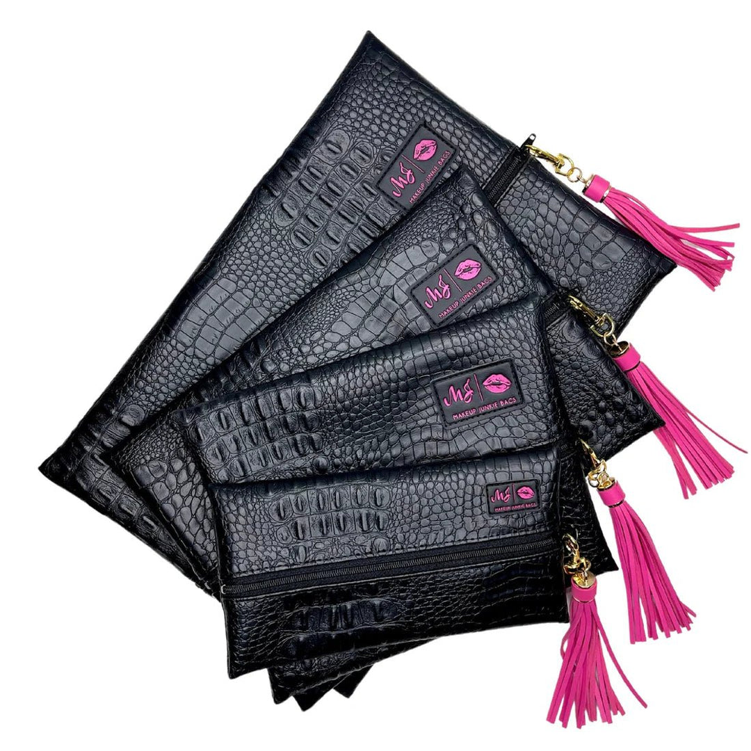 Makeup Junkie Bags - Shade of Onyx RTS - Simply Polished Boutique