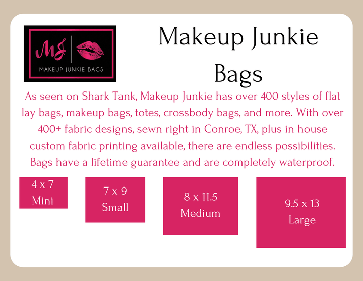 Makeup Junkie - Black Pasley (RTS) - Simply Polished Boutique