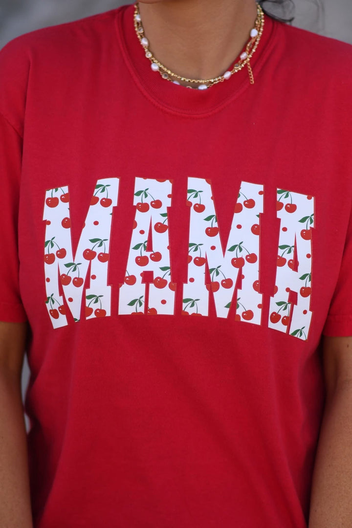 Mama Cherry Arch Tee - Simply Polished Boutique