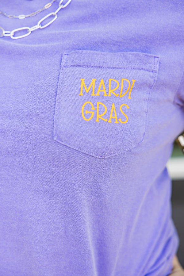 Mardi Gras Tee - Simply Polished Boutique