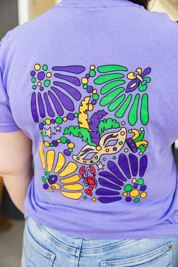 Mardi Gras Tee - Simply Polished Boutique
