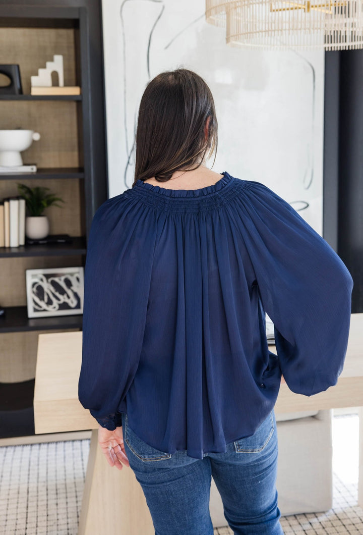 Midnight Muse Blouse - Simply Polished Boutique