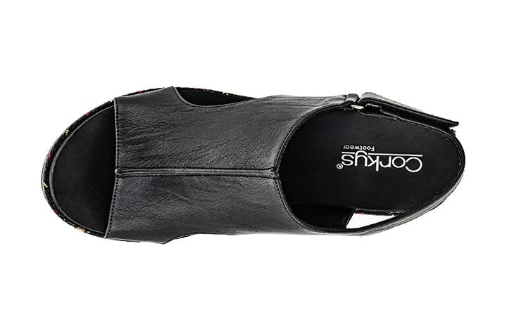 Miss Carley Black Wedges by Corky - Simply Polished Boutique
