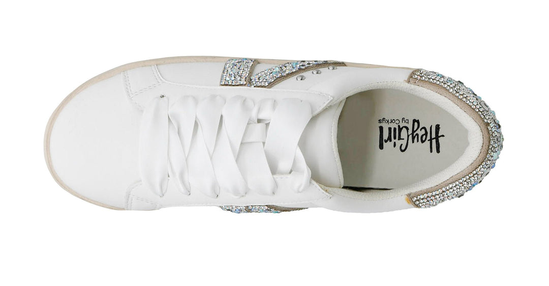 No Chaser White With Rhinestones by Corkys - Simply Polished Boutique