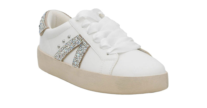No Chaser White With Rhinestones by Corkys - Simply Polished Boutique