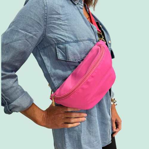Nylon Colorful Bum Bag - Simply Polished Boutique