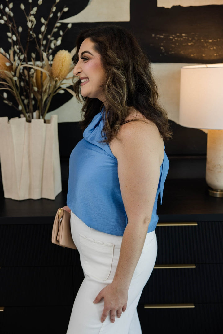 Ocean Mist Sleeveless Top - Simply Polished Boutique