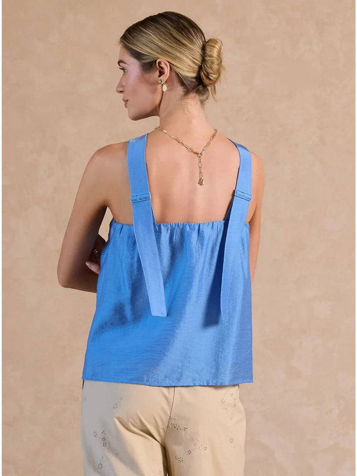 Ocean Mist Sleeveless Top - Simply Polished Boutique