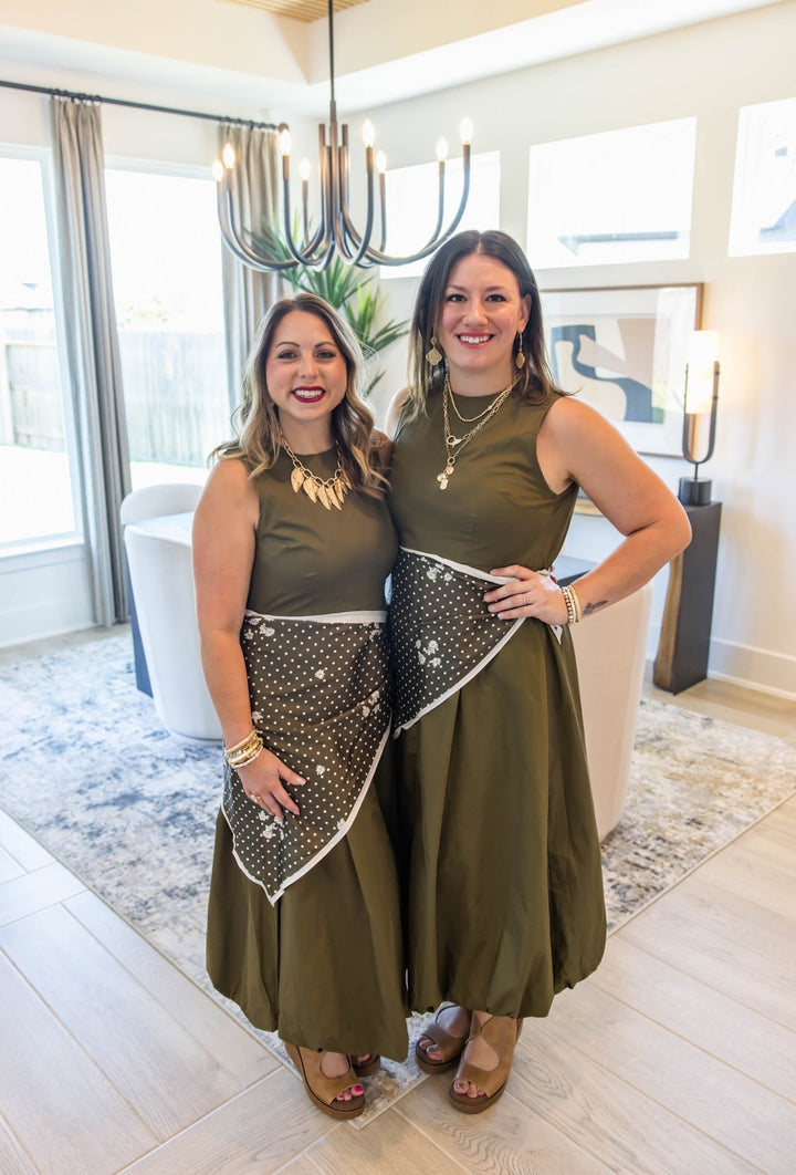 Olive After Hours Midi Dress - Simply Polished Boutique