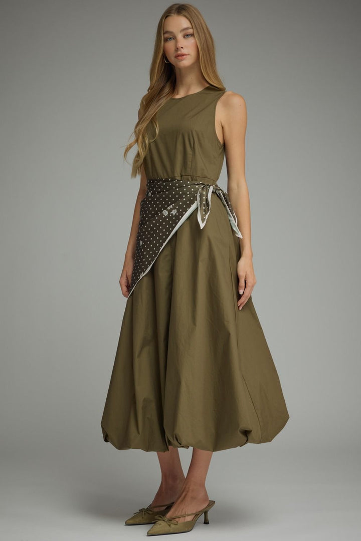 Olive After Hours Midi Dress - Simply Polished Boutique
