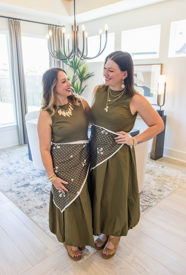 Olive After Hours Midi Dress - Simply Polished Boutique