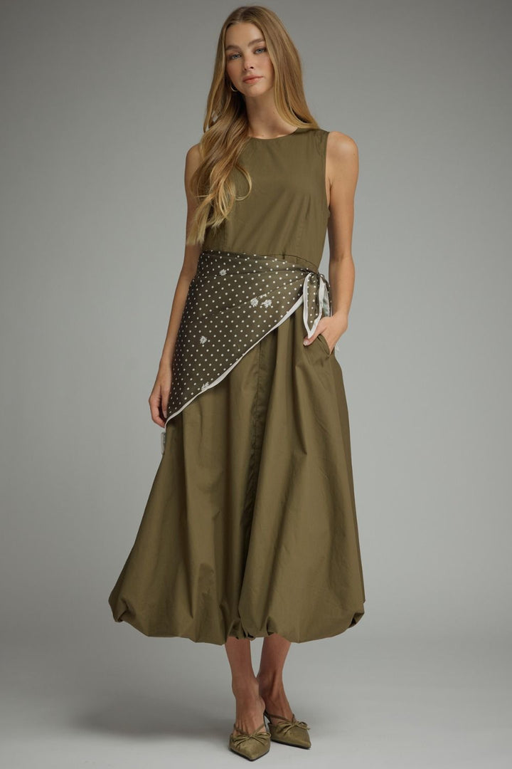 Olive After Hours Midi Dress - Simply Polished Boutique