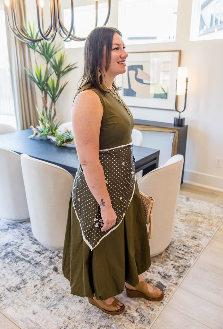 Olive After Hours Midi Dress - Simply Polished Boutique