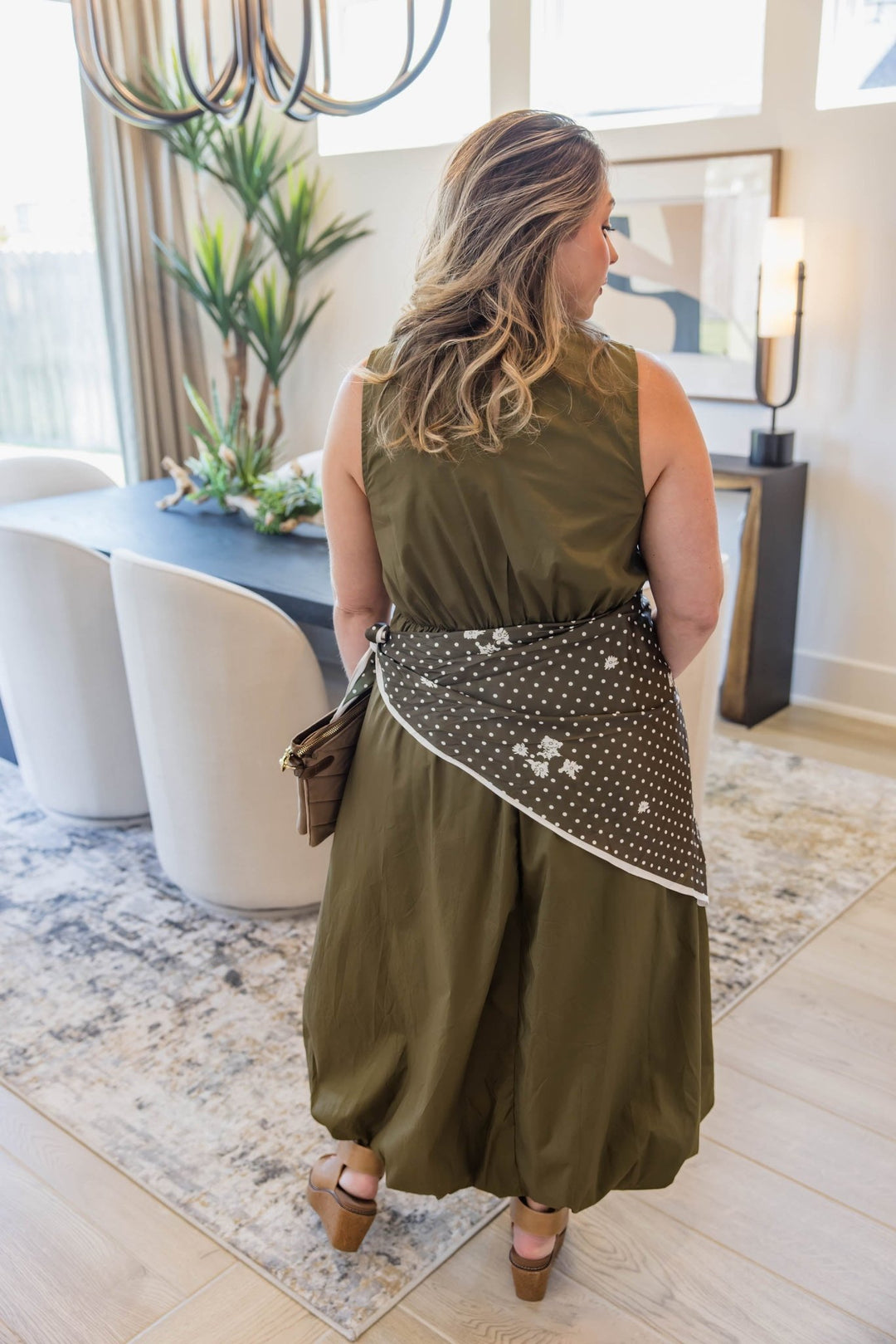 Olive After Hours Midi Dress - Simply Polished Boutique