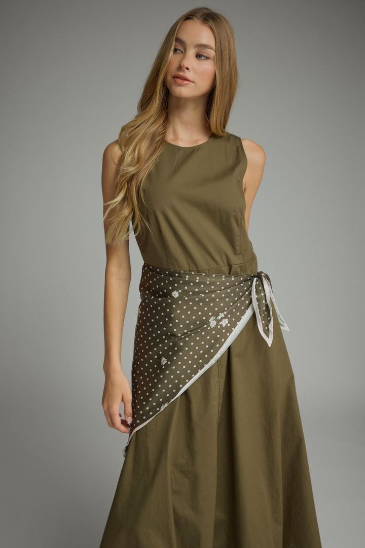 Olive After Hours Midi Dress - Simply Polished Boutique