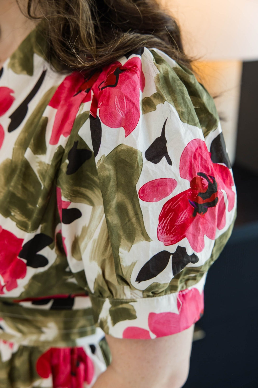 Painted Petals Wrap Top - Simply Polished Boutique