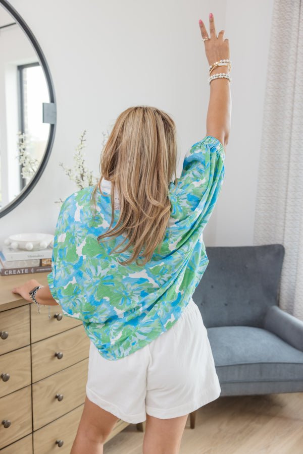 Painted Tide Blouse - Simply Polished Boutique