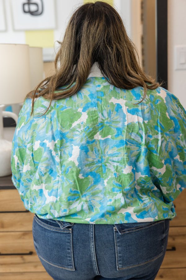 Painted Tide Blouse - Simply Polished Boutique