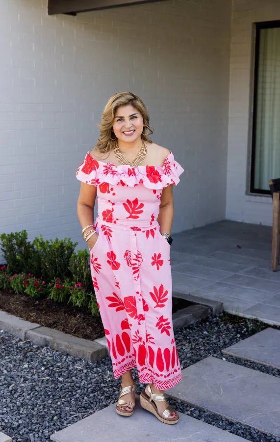 Pink Horizon Strapless Top - Simply Polished Boutique