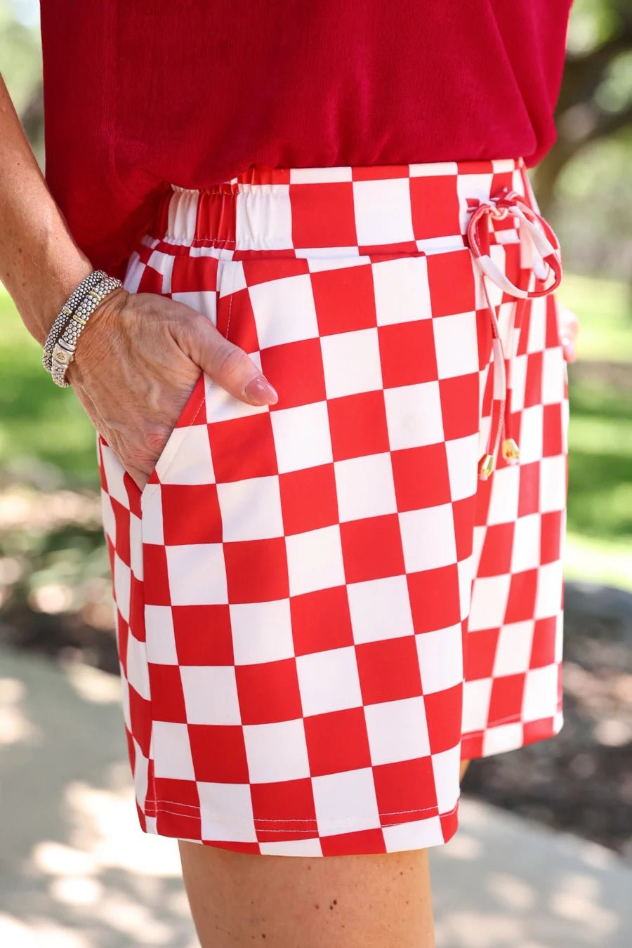 Play Time Skort - Checkered - Simply Polished Boutique