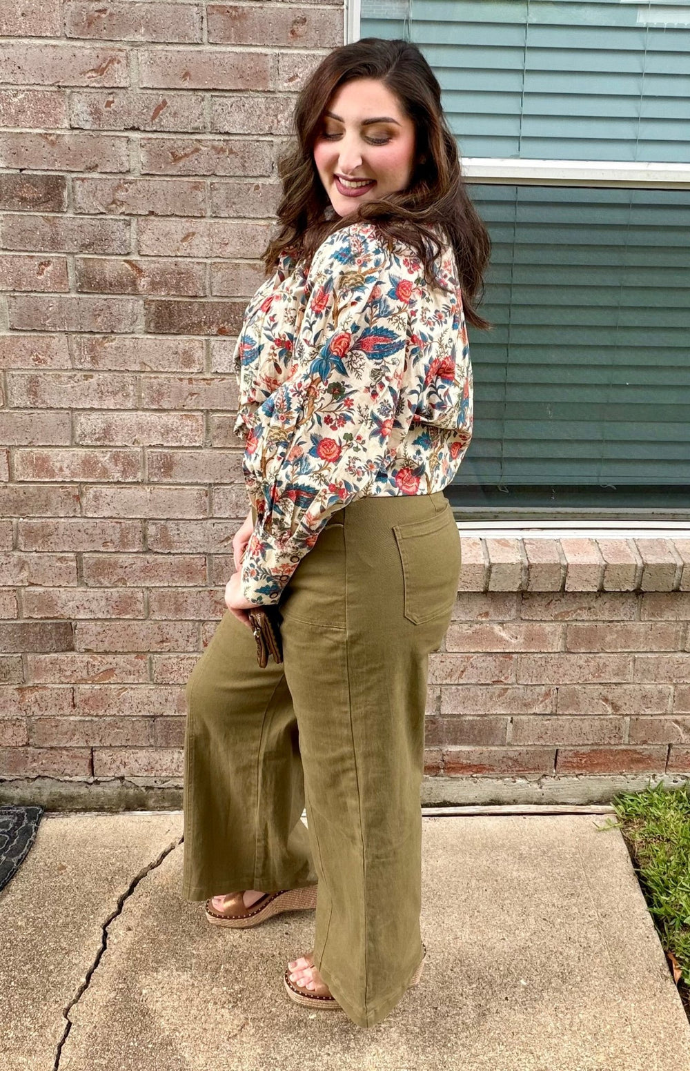 Polished Path Wide Leg Pants – Olive - Simply Polished Boutique