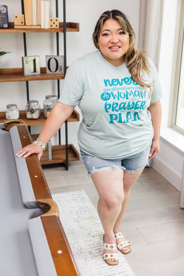 Prayer and a Plan Tee Shirts - Simply Polished Boutique